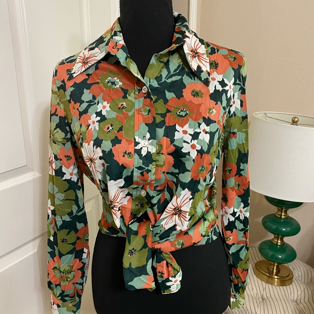 True vintage JCPENNY Hawaiian button-up top